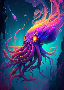 Psychedelic Squid
