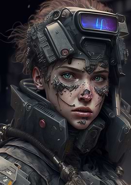 Cyberpunk girl