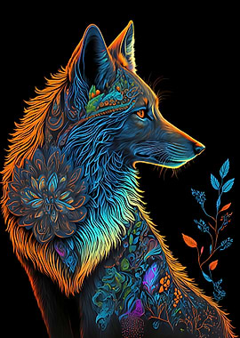 Colourful Fox