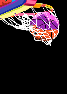 Basketball wpap pop art