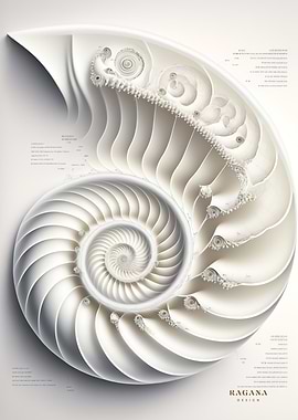 Spiral of Life in White