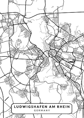 Ludwigshafen Am Rhein Map
