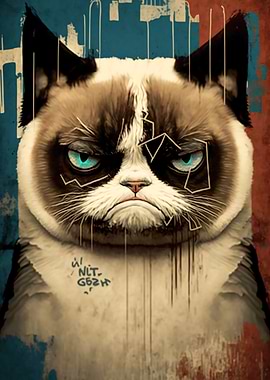 Pop Art Grumpy Cat
