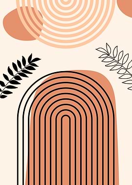 Brown Nature Boho Art