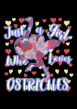 Ostriches Girl Funny