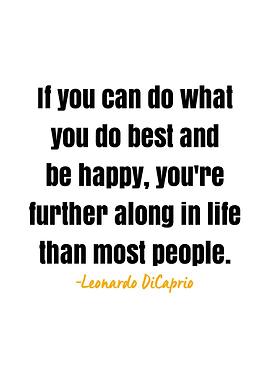 Leonardo DiCaprio quotes