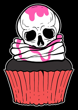 Skull Cupcake Baker Gift