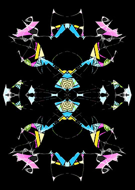 Abstract colorful art