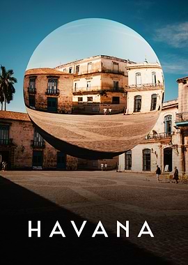 Havana Cuba Abstract