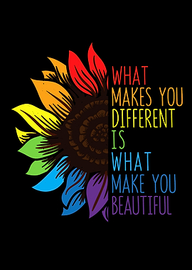 Autism Awareness Sunflower