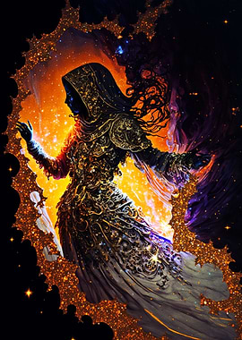 Abstract Art Woman Magic