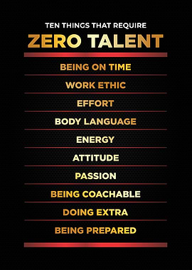 zero talent