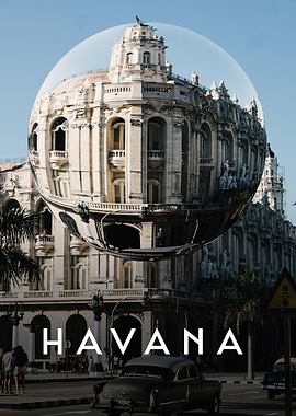 Havana Cuba Abstract