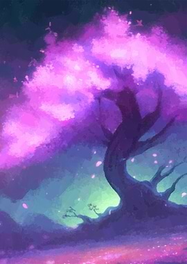 Purple Magic Tree