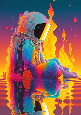 Melting Astronaut