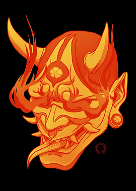 Japanese Hannya Mask