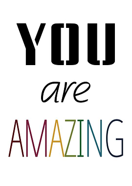 You are amazing