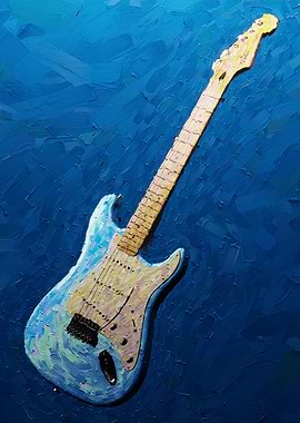 Aqua Blues Stratocaster