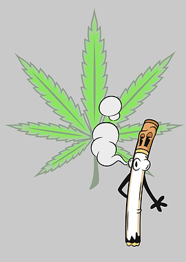 SMOKING MASCOT CANNABIS