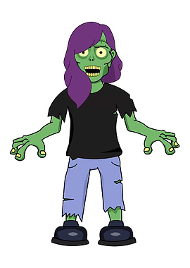 Goth Zombie Girl