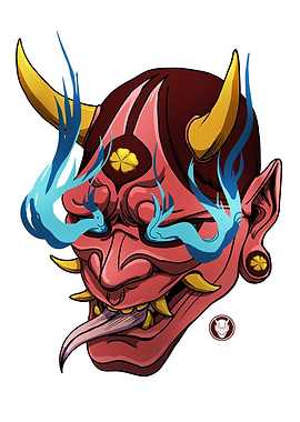 Japanese Hannya Mask