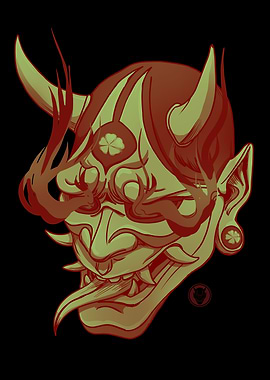 Japanese Hannya Mask