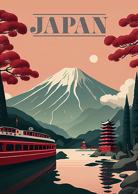 Japan Travel Poster