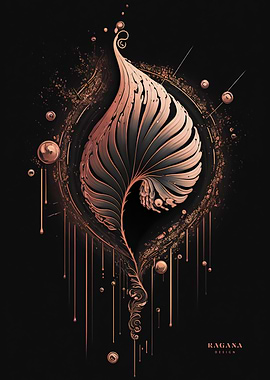 Rose Gold Fibonacci Style