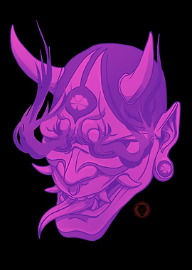 Japanese Hannya Mask