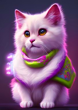 cute fluffy cat