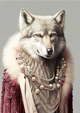 Wolf portrait