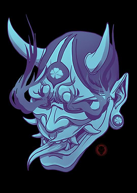 Japanese Hannya Mask