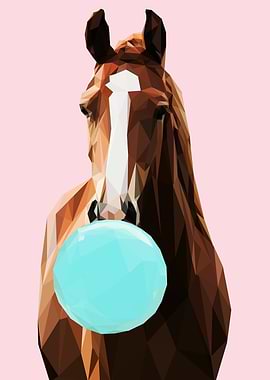 bubblegum animal horse