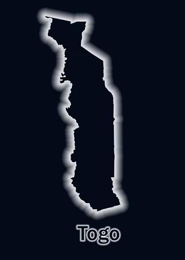 Togo glow map