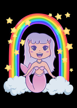 Mermaid rainbow LGBTQ