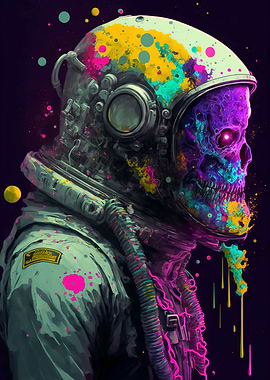 Trippy Zombie Astronaut