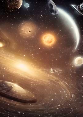 Saucer lost in space