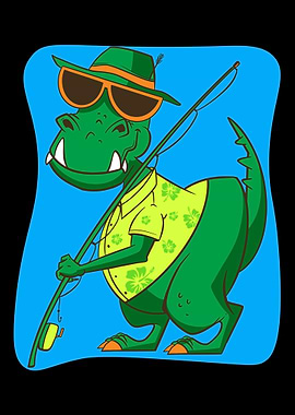 dinosaur fishing outfit su