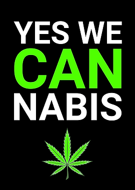 YES WE CANNABIS BLACK