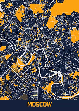 Moscow City Map