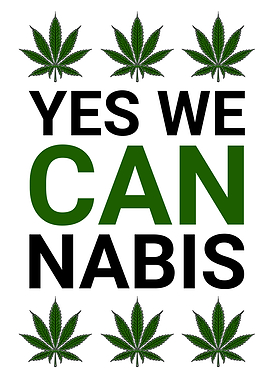 YES WE CANNABIS WHITE