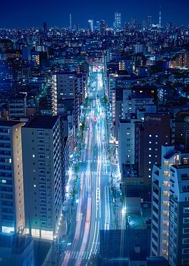 Cityscape Aerial View