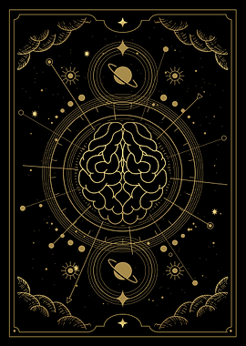 Tarot brain galaxy