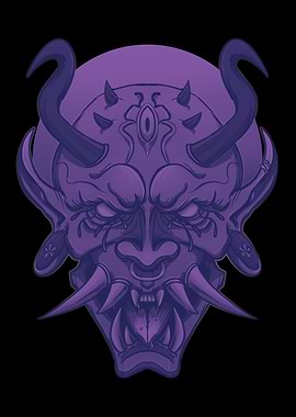 Japanese Hannya Mask