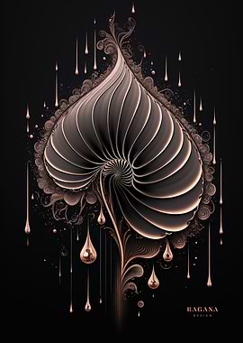 Rose Gold Fibonacci Style