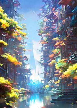 Ancient City Painting