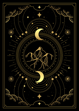 Tarot moon Mountain 2
