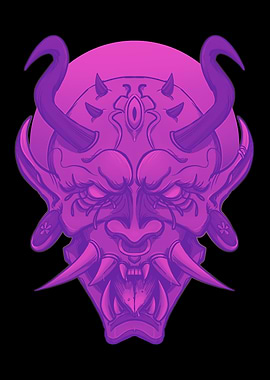 Japanese Hannya Mask