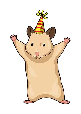 Hamster Party Party hat