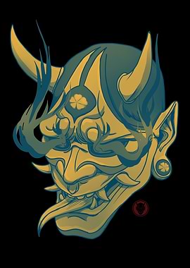 Japanese Hannya Mask